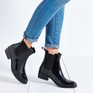 J. Crew Glossy Chelsea Rainboots
